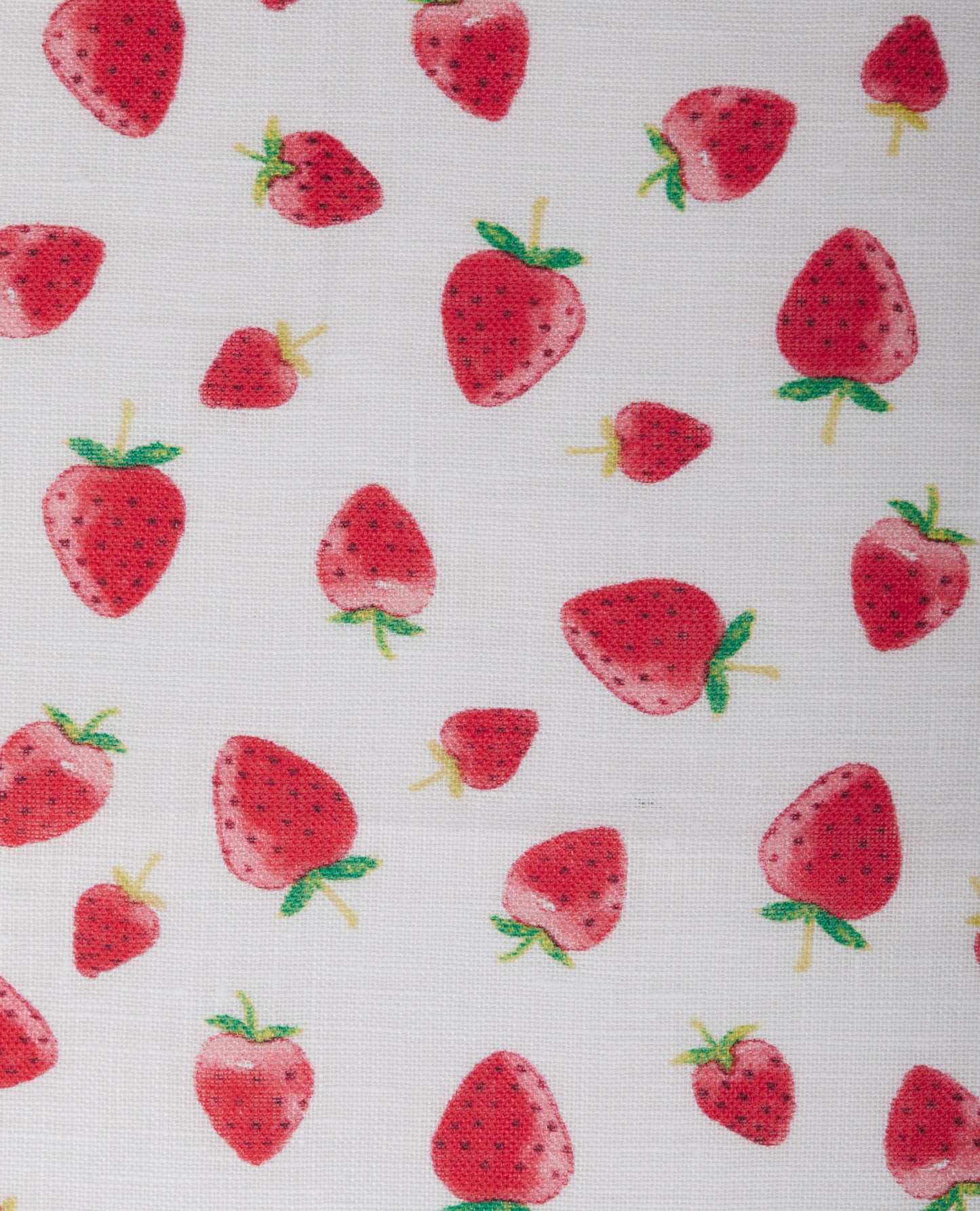Image 2 of White Strawberry Linen Pocket Square