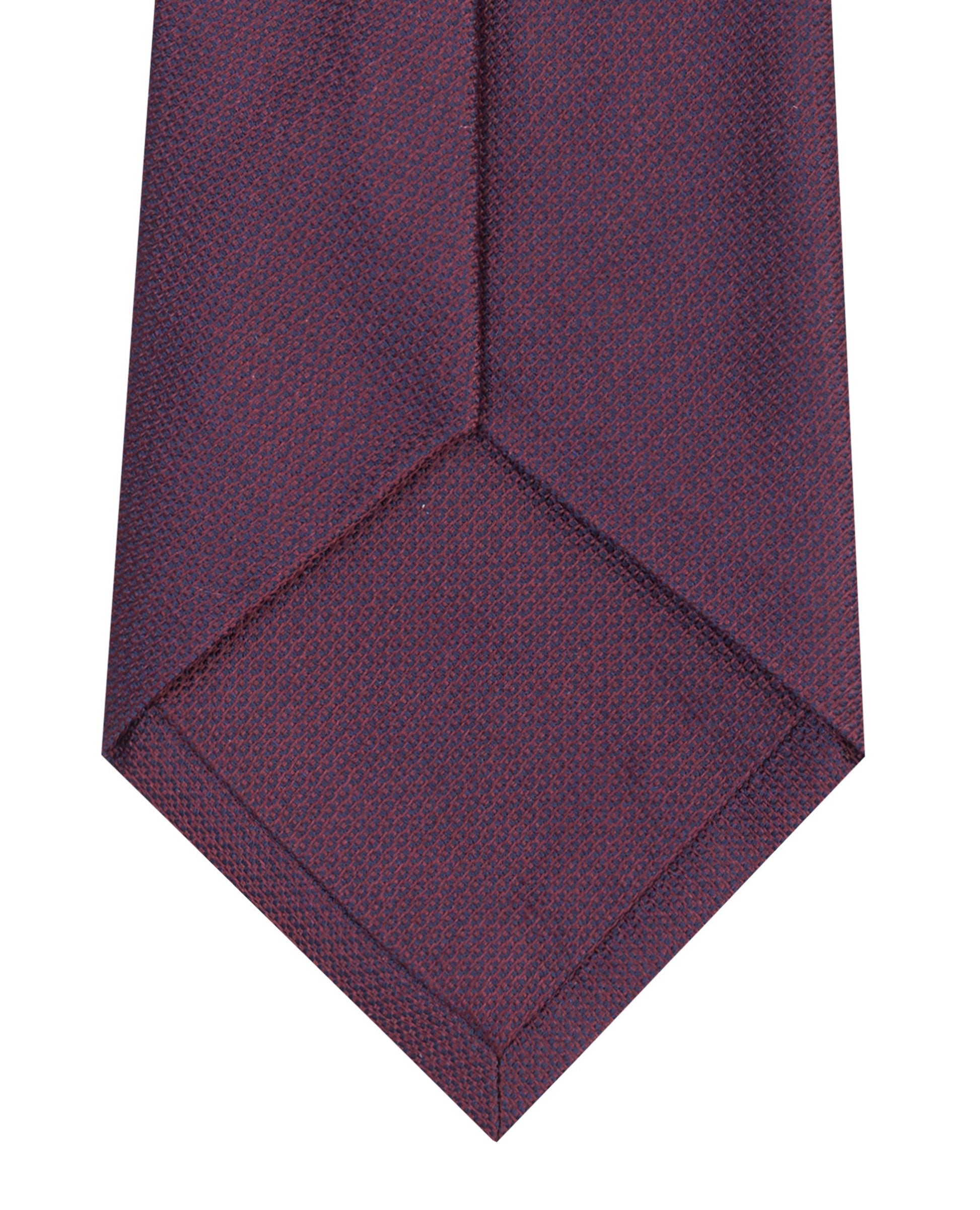 Image 3 of Burgundy Slim Silk Tie